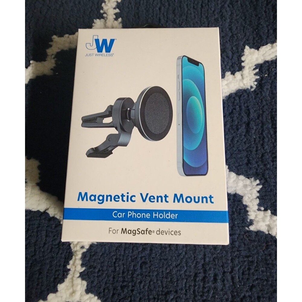 Just Wireless Magnetic Vent Mount Car Phone Holder - Black / Just Wireless - NEW